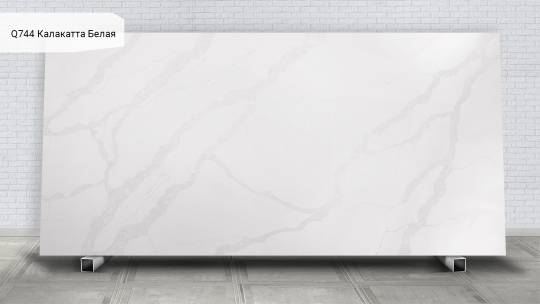 Noblle Quartz Q744 Калакатта Белая / Calacatta Bianco
